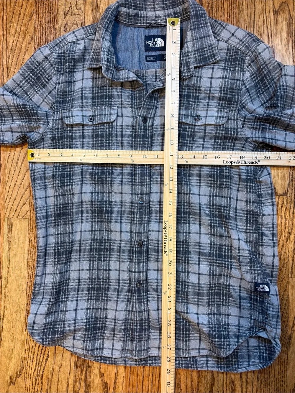 The North Face classic plaid